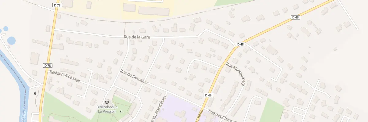 Plan du 8 Rue Res Jean Vitel Ducey à Ducey-Les Chéris