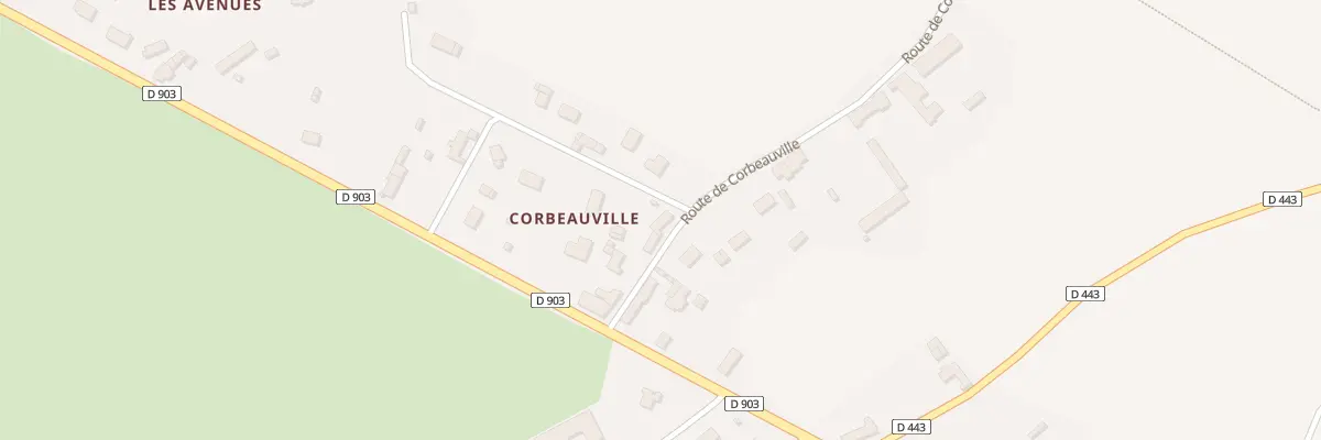 Plan du 9 Rue Corbeauville à Méautis
