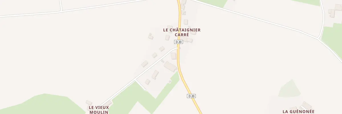 Plan du 21 Le Chataignier Carre à Soudan