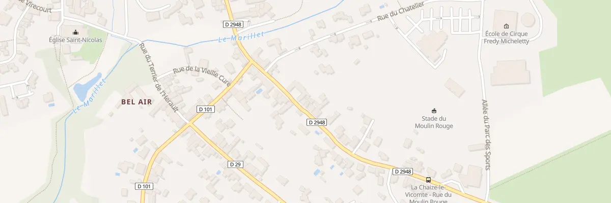 Plan du 3 Rue du moulin rouge à La Chaize-le-Vicomte