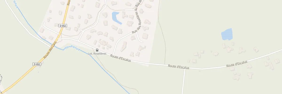 Plan du 28 Lot Roselieres du Bas Rouge à Saint-Michel-Escalus