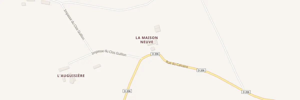 Plan du 5233 La Maison Neuve à Notre-Dame-de-Cenilly