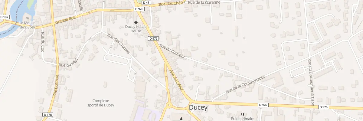 Plan du 2A Rue du Couvent Ducey à Ducey-Les Chéris