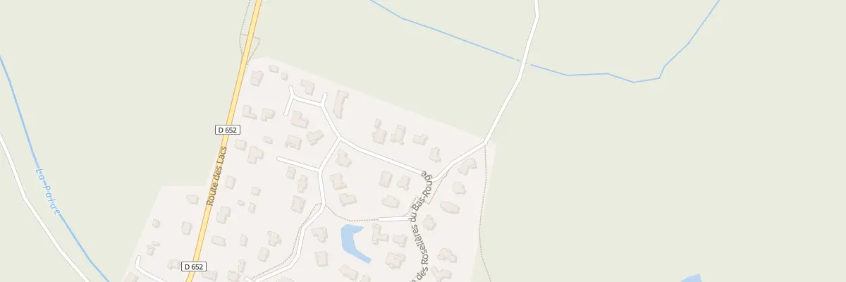 Plan du 44 Lot Roselieres du Bas Rouge à Saint-Michel-Escalus