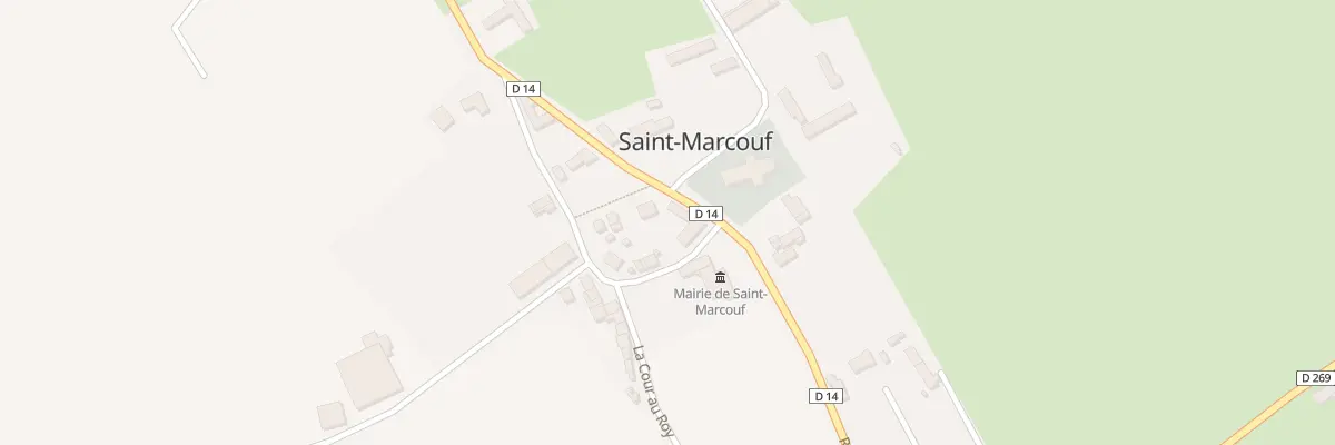 Plan du 1 La Cour au Roy à Saint-Marcouf