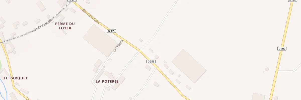 Plan du 20 Rue de la Gare à Anneville-en-Saire
