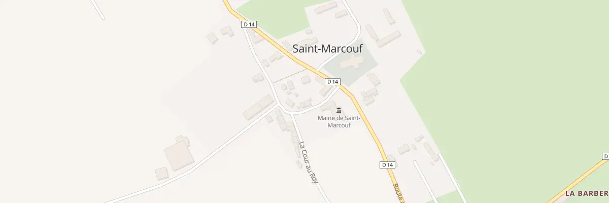 Plan du 2 La Cour au Roy à Saint-Marcouf