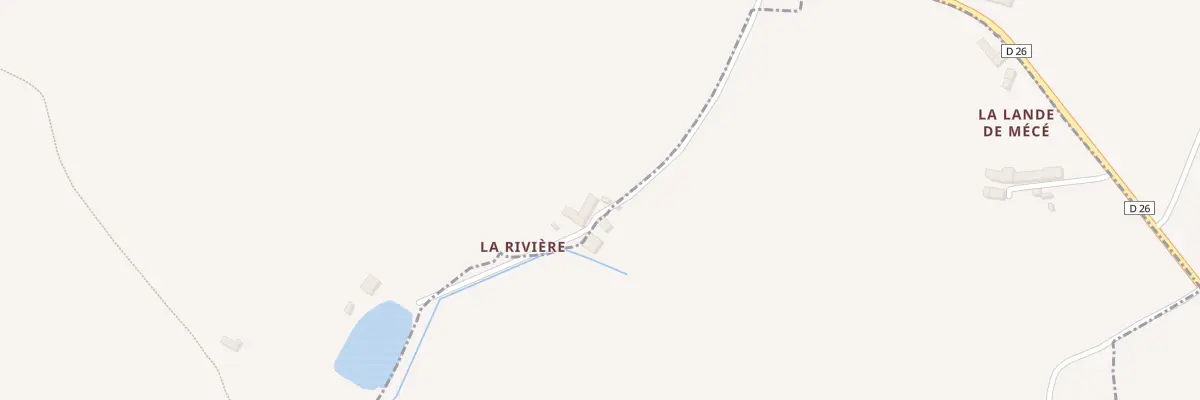 Plan du 5137 La Riviere à Mecé