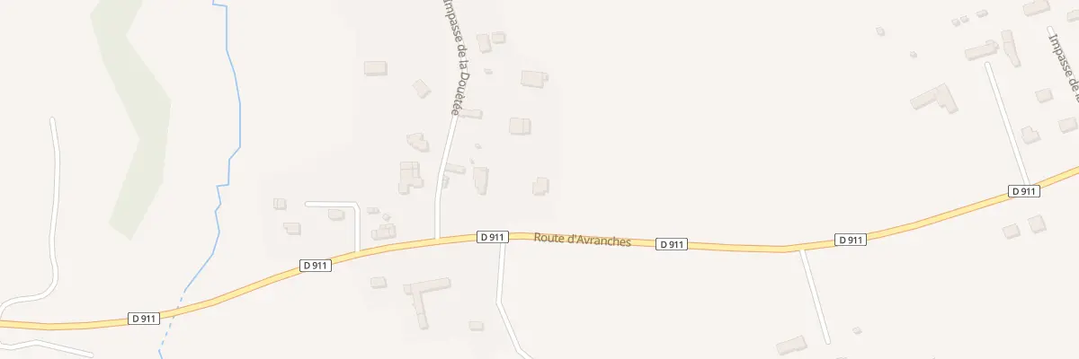Plan du 2140 Rte d’Avranches - Tirepied à Tirepied-sur-Sée