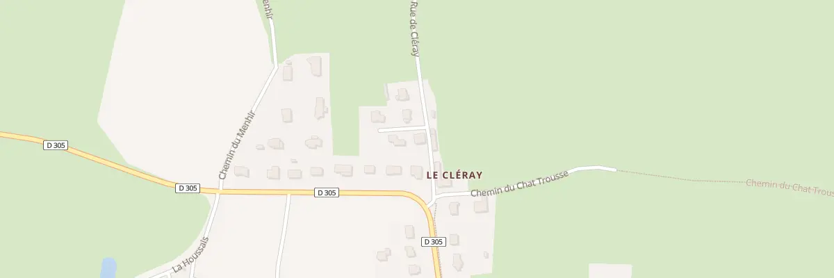 Plan du 3 Rue du Cleray à Landavran
