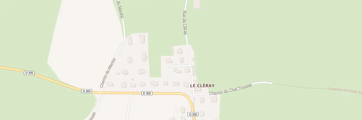 Plan du 5 Rue du Cleray à Landavran