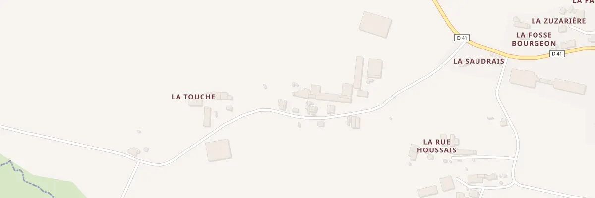 Plan du 5043 Le Patis à Forges-la-Forêt