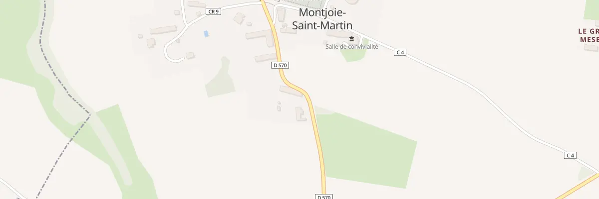 Plan du 5009 Le Bourg à Montjoie-Saint-Martin