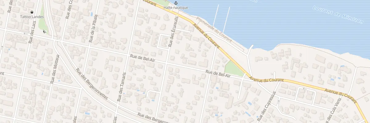 Plan du 31 Rue de Bel-Air à Mimizan