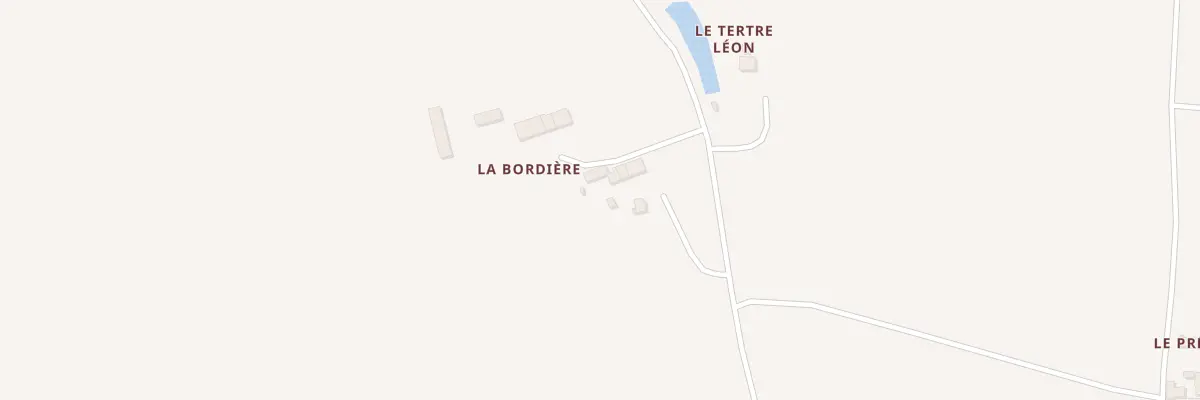 Plan du 5 La Bordière à Bais