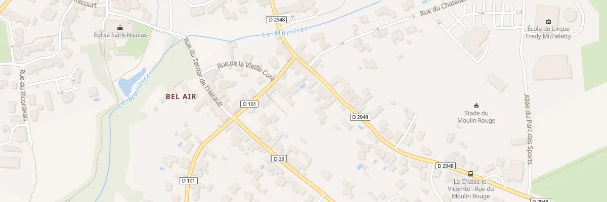 Plan du 8 Rue du moulin rouge à La Chaize-le-Vicomte