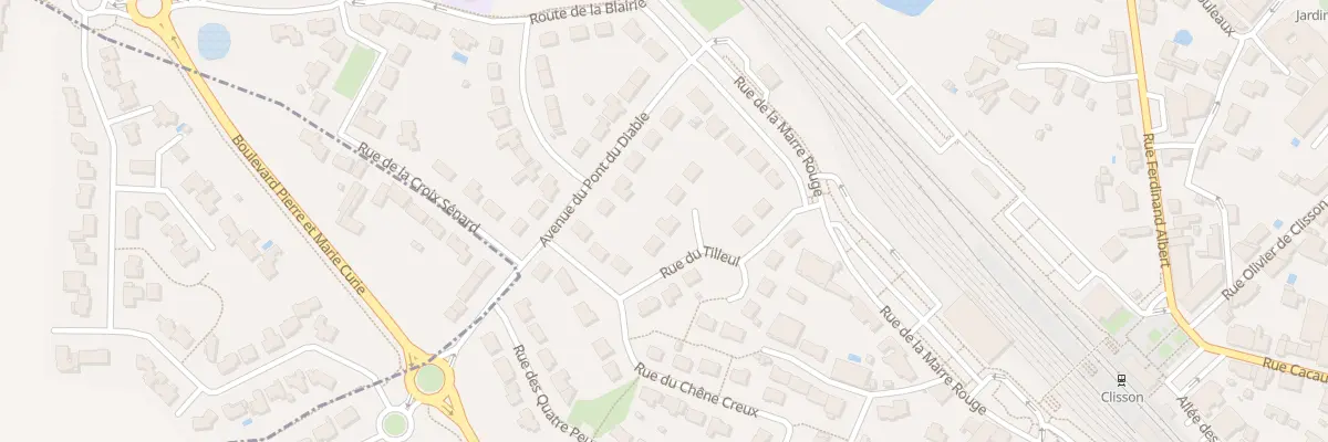 Plan du 9000 Rue du Tilleul à Clisson