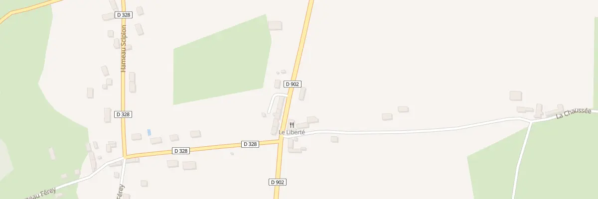 Plan du 1 Village de la Grande Route à La Pernelle