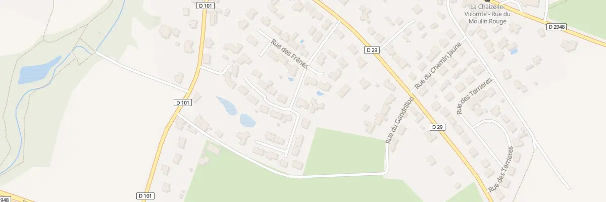 Plan du 1 Rue des chênes à La Chaize-le-Vicomte