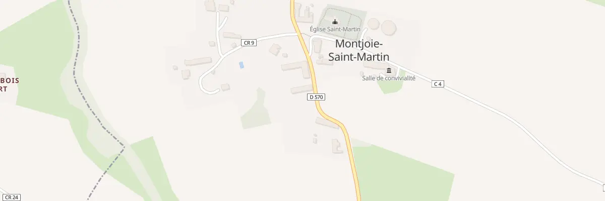 Plan du 5004 Le Bourg à Montjoie-Saint-Martin