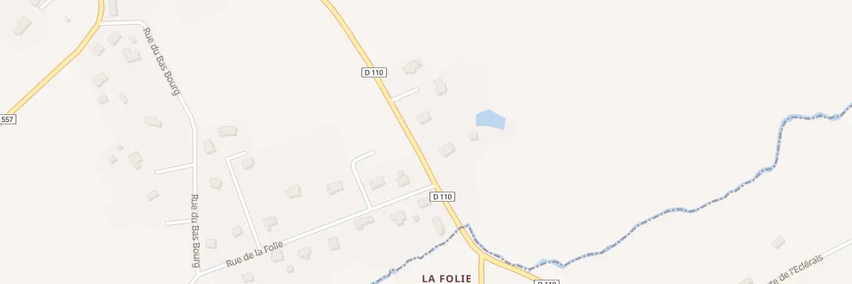 Plan du 1 La Folie à Saint-Loup