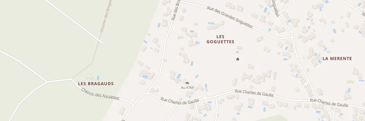 Plan du 276 Che des Bragauds à la Gde Vall à Rivedoux-Plage