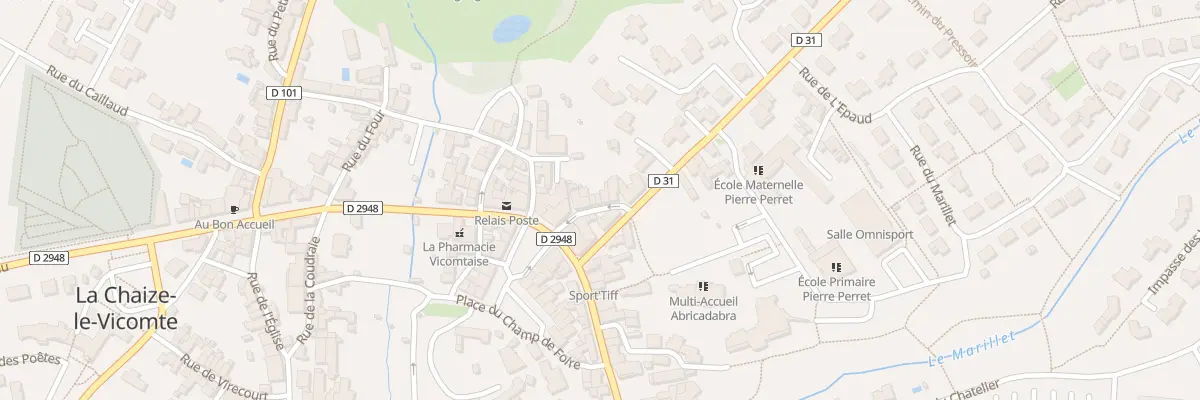 Plan du 6 Rue du lion d’or à La Chaize-le-Vicomte