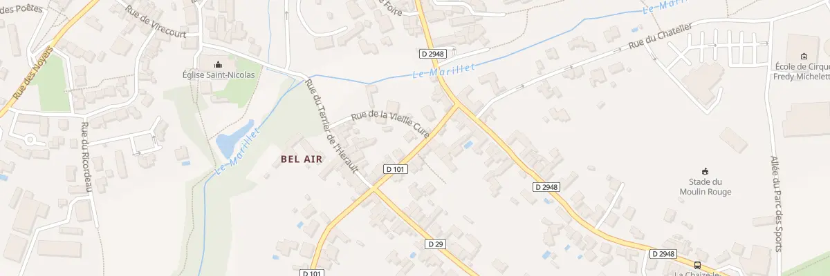 Plan du 2B Rue du pot de vin à La Chaize-le-Vicomte