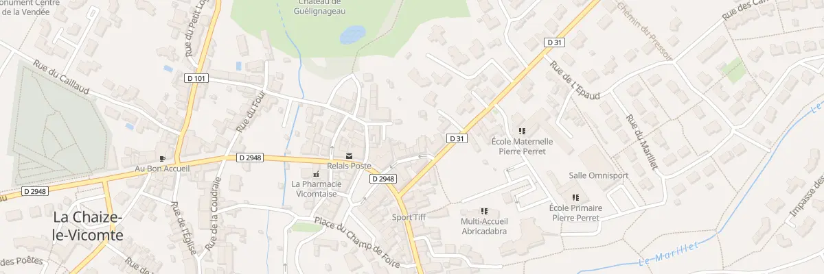 Plan du 4 Rue du lion d’or à La Chaize-le-Vicomte