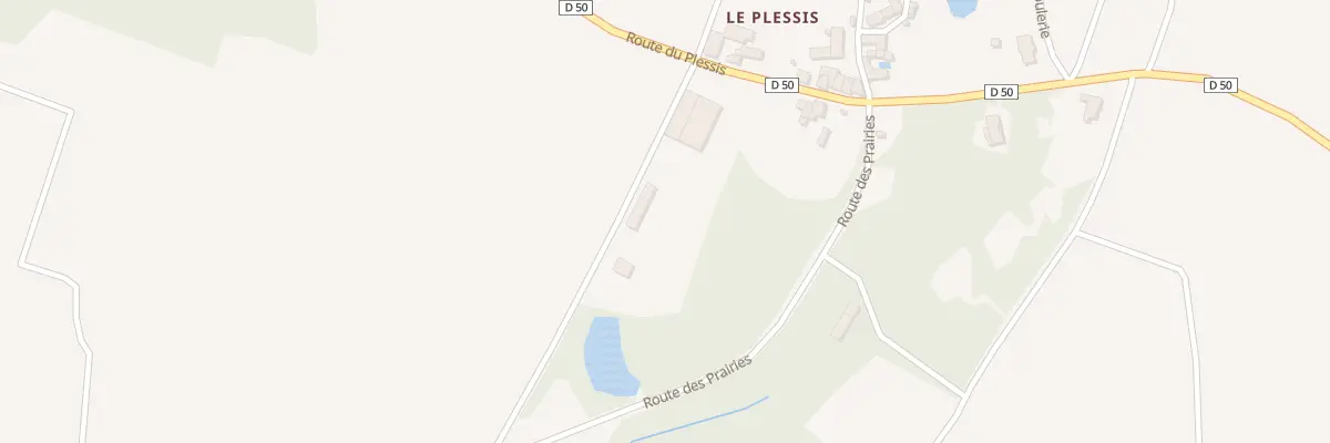 Plan du 10 Rte du Plessis à Rosnay