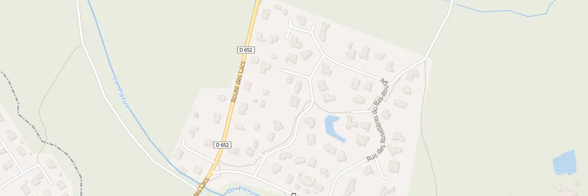 Plan du 14 Lot Roselieres du Bas Rouge à Saint-Michel-Escalus