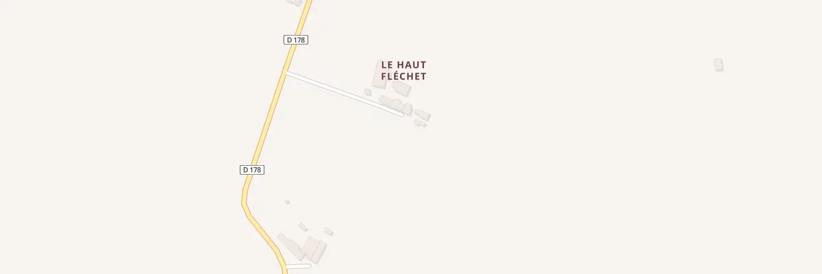 Plan du 2 Le Haut Flechet à Saint-Aubin-de-Terregatte