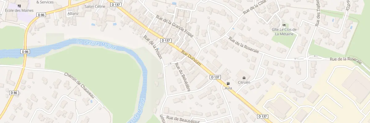Plan du 1 Rue du Belvédère à Montaigu-Vendée