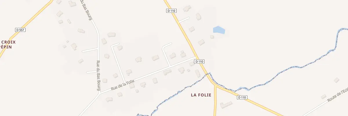 Plan du 4 La Folie à Saint-Loup