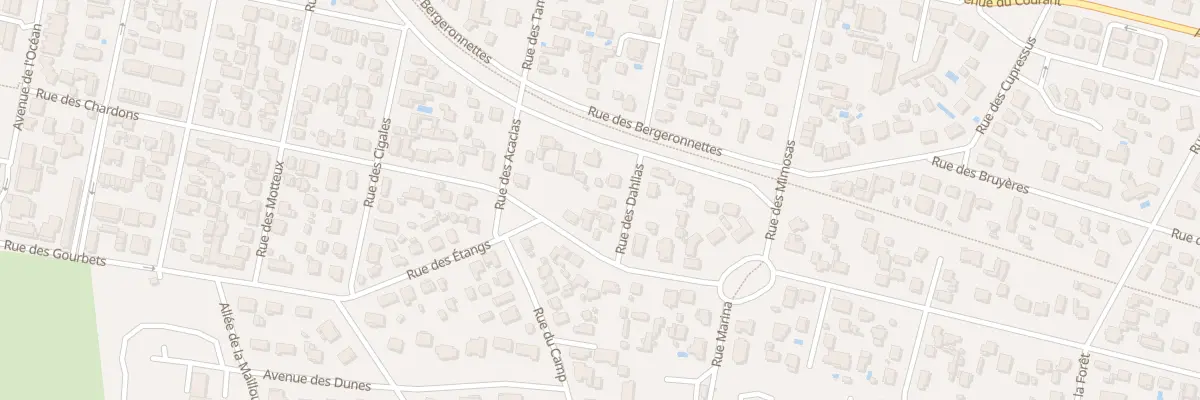 Plan du 4 Rue des Dahlias à Mimizan