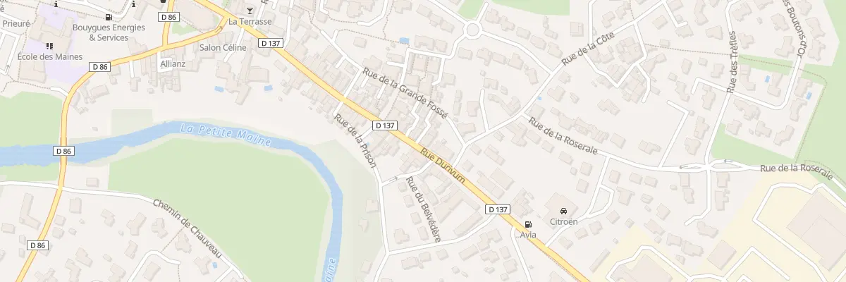 Plan du 75 Rue durivum à Montaigu-Vendée