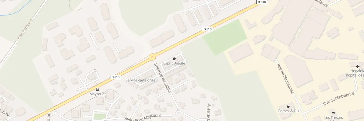 Plan du 1 Imp du Sablar à Saint-Vincent-de-Tyrosse