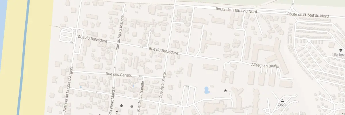 Plan du 58 Rue de la Poste à Mimizan