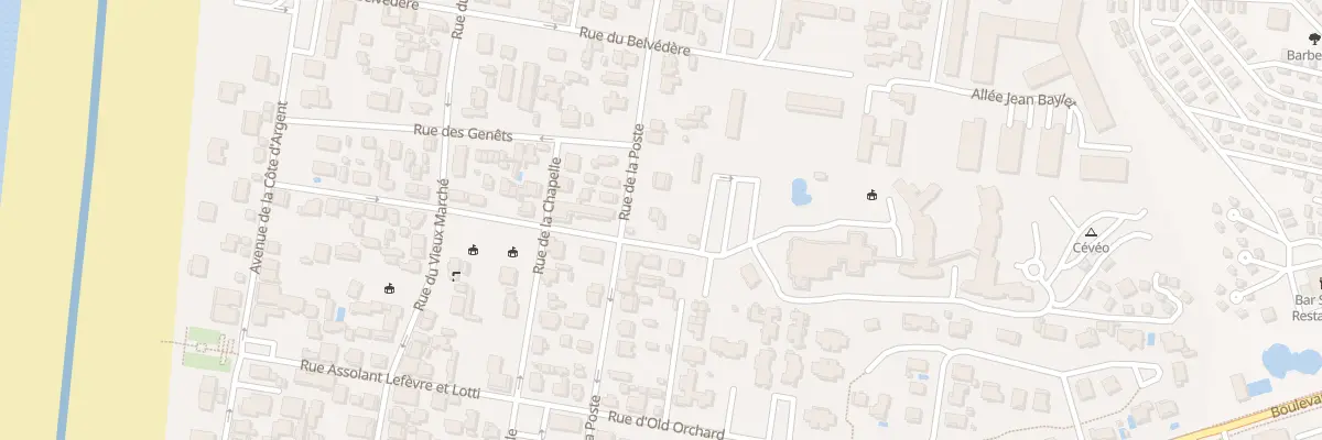 Plan du 46 Rue de la Poste à Mimizan