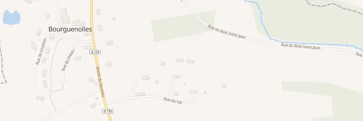 Plan du 7 Rue du Val à Bourguenolles
