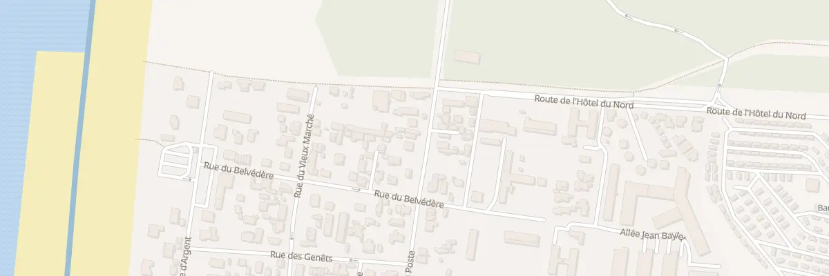 Plan du 55 Rue de la Poste à Mimizan