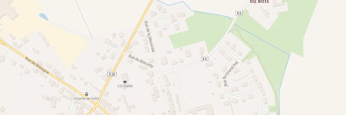 Plan du 159 Rue du Bois-Joly à Riaillé