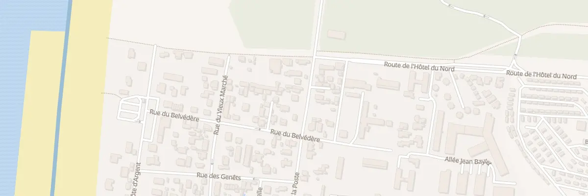 Plan du 51 Rue de la Poste à Mimizan