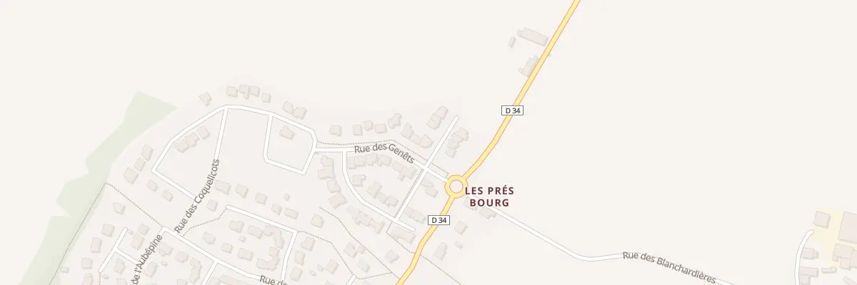 Plan du 2 Rue des Genêts à Saint-Aubin-des-Landes