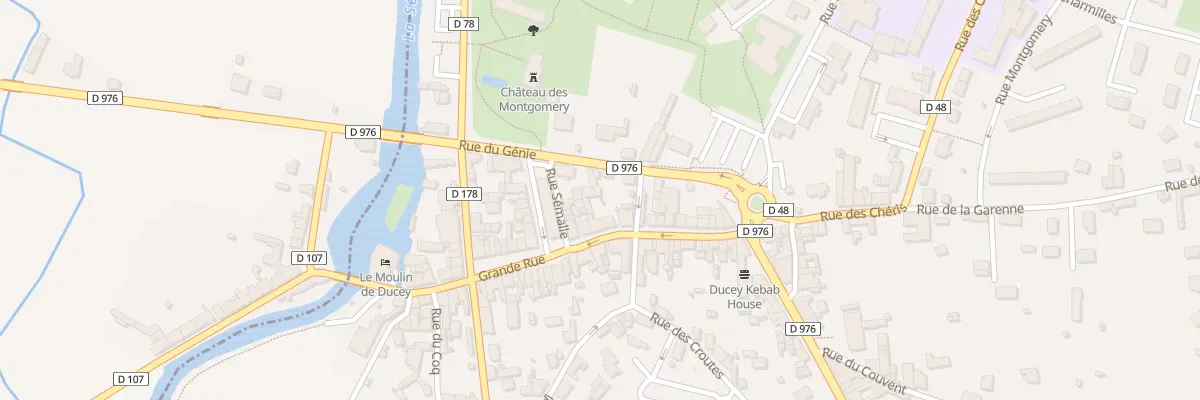 Plan du 33 Grande Rue Ducey à Ducey-Les Chéris