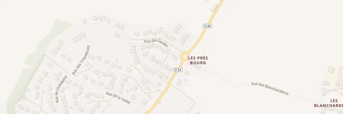 Plan du 3 Rue des Genêts à Saint-Aubin-des-Landes