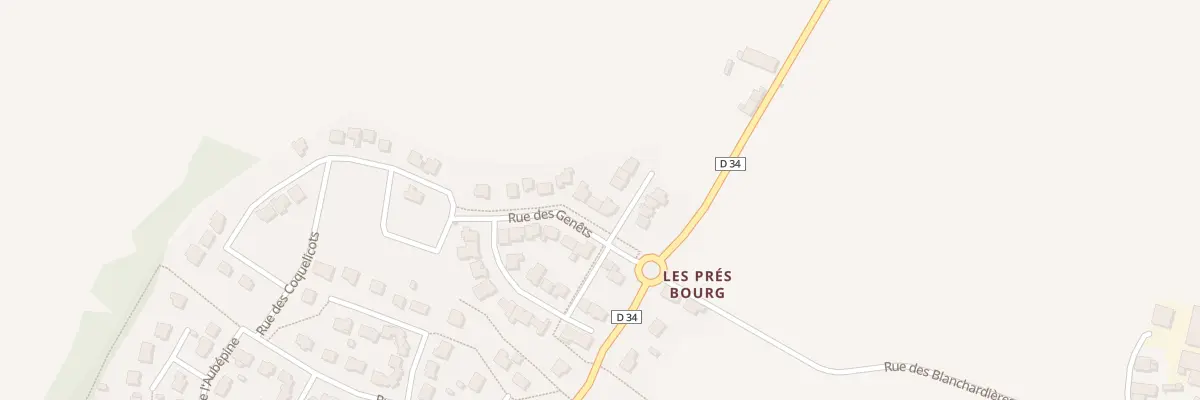 Plan du 4 Rue des Genêts à Saint-Aubin-des-Landes