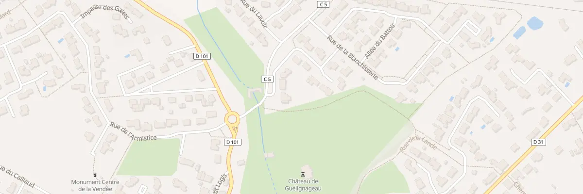 Plan du 2 All des Lavandières à La Chaize-le-Vicomte
