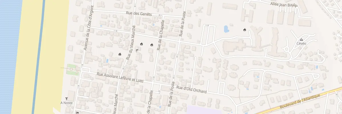 Plan du 35 Rue de la Poste à Mimizan
