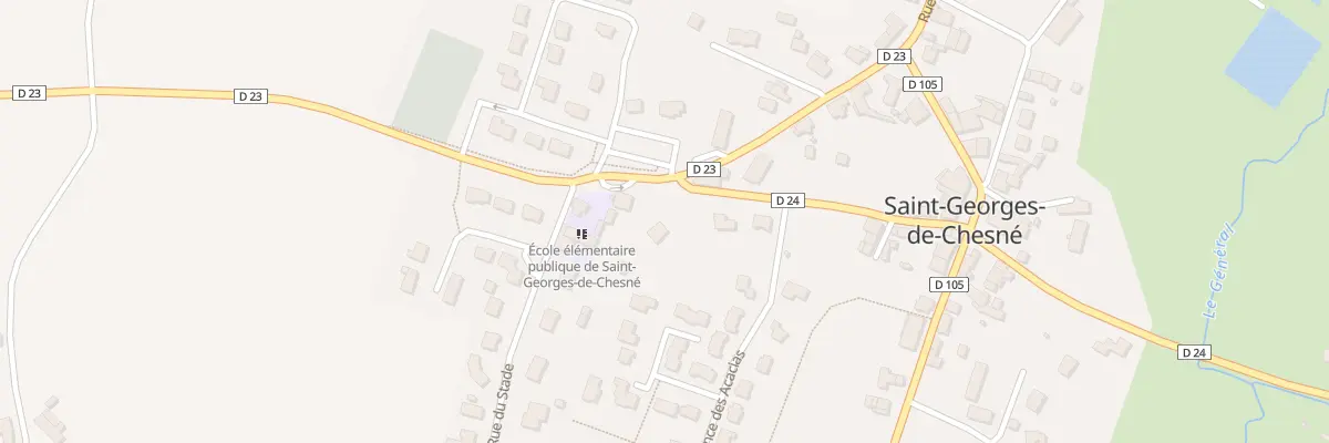 Plan du 9 Rue du Romarin Saint Georges à Rives-du-Couesnon